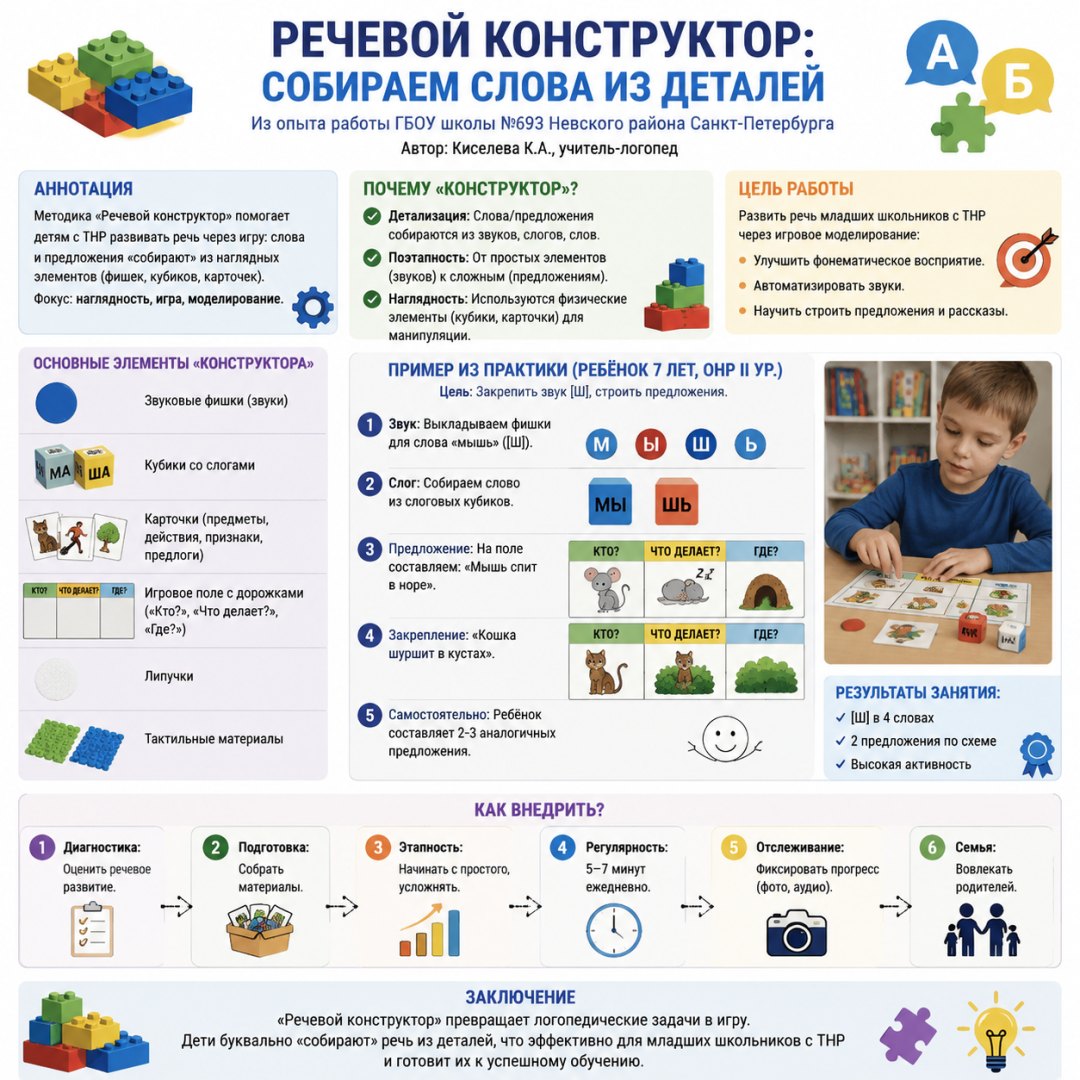 Киселева К.А. учитель-логопед ГБОУ школа №693