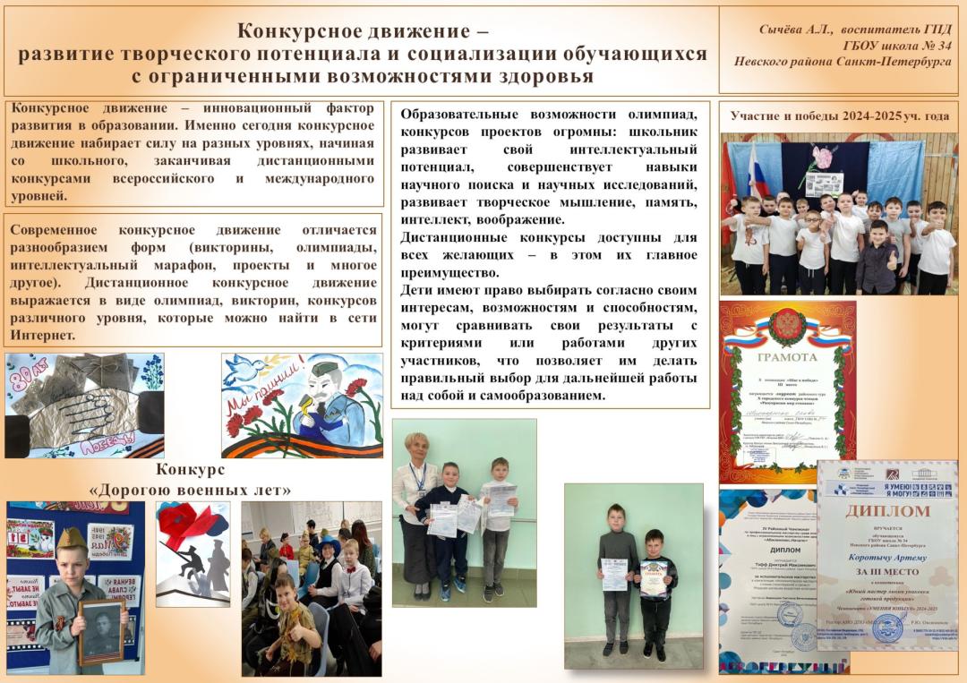 Сычёва А.Л. ГБОУ школа №34